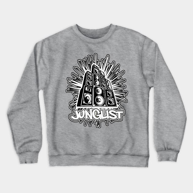 Junglist-StackBurst Crewneck Sweatshirt by AutotelicArt